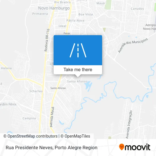 Rua Presidente Neves map