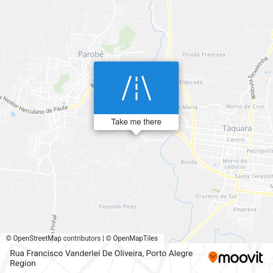 Rua Francisco Vanderlei De Oliveira map