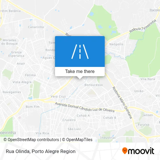 Rua Olinda map