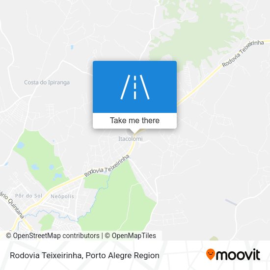 Rodovia Teixeirinha map