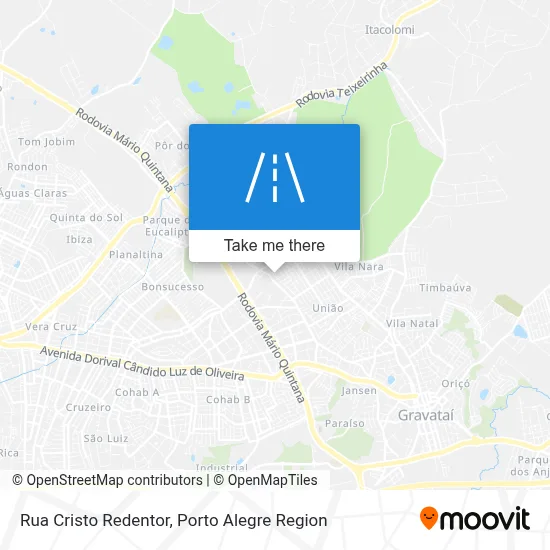 Rua Cristo Redentor map