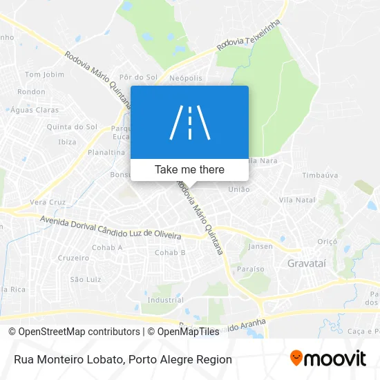 Rua Monteiro Lobato map