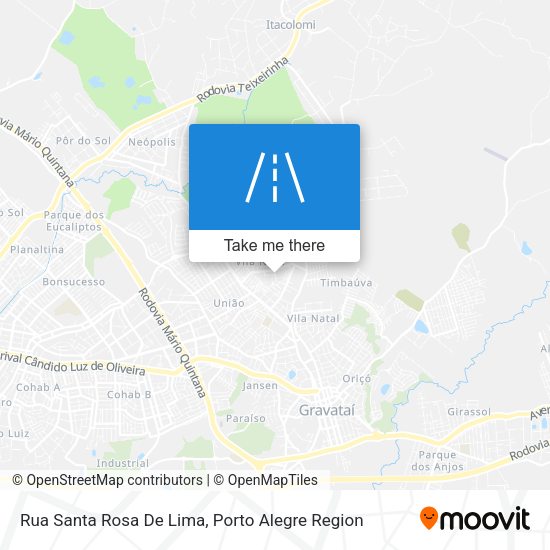 Rua Santa Rosa De Lima map