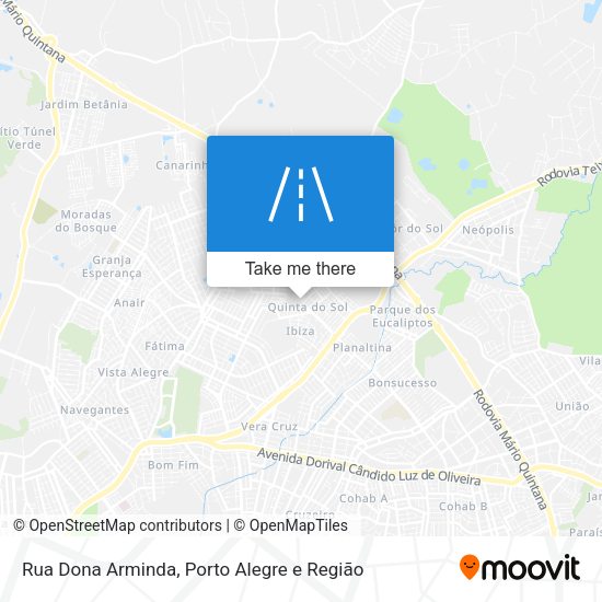 Rua Dona Arminda map