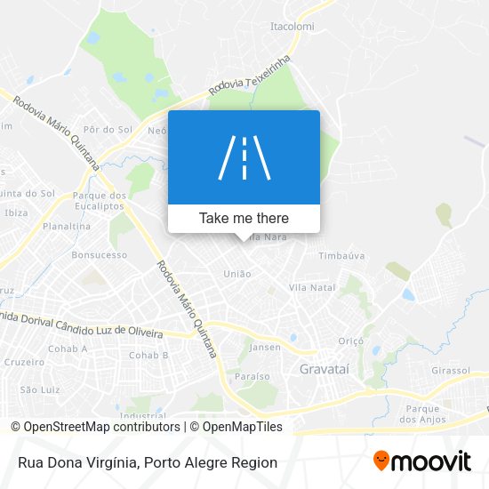 Rua Dona Virgínia map