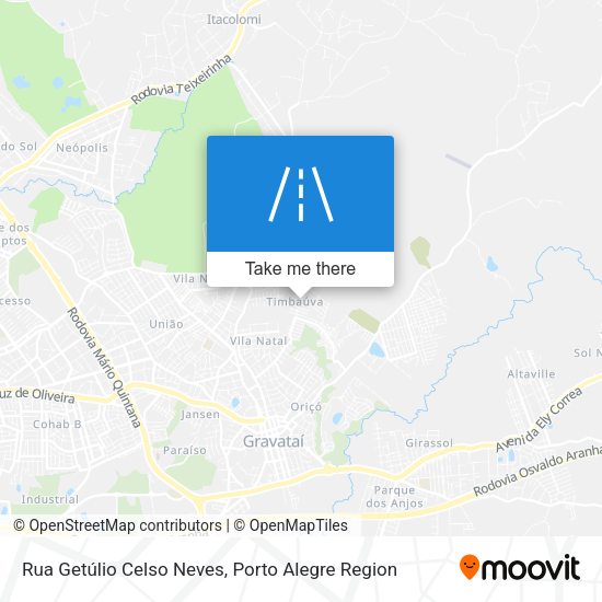Rua Getúlio Celso Neves map