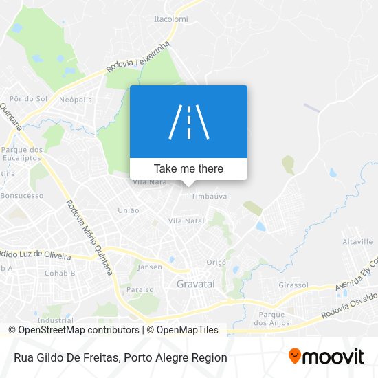 Rua Gildo De Freitas map