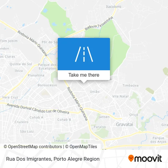Rua Dos Imigrantes map