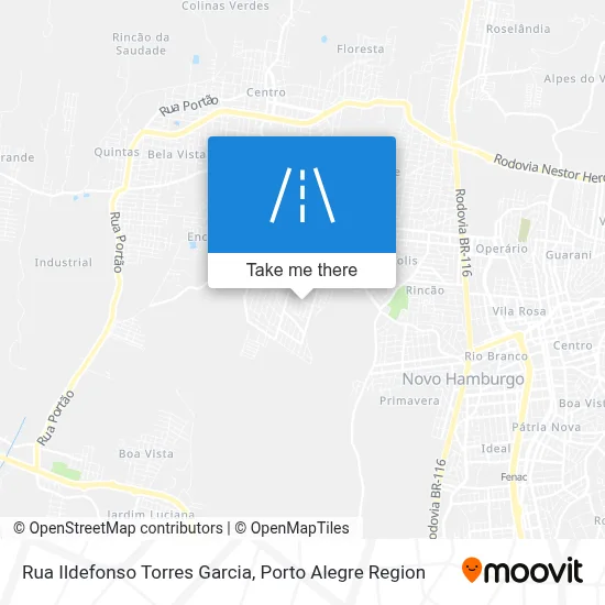 Rua Ildefonso Torres Garcia map