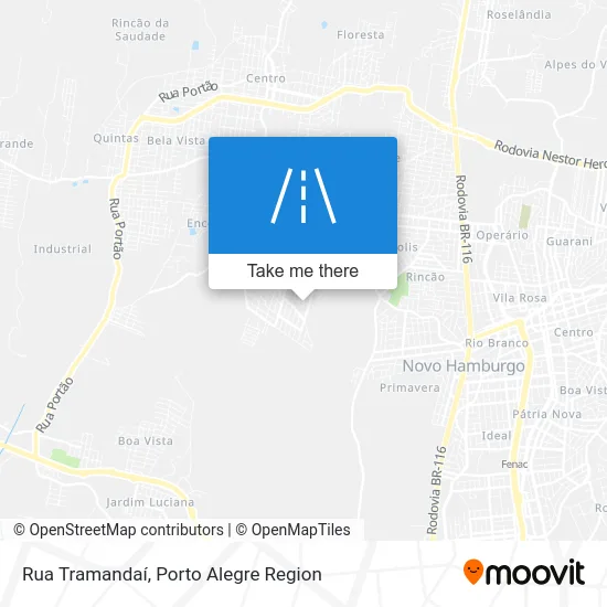 Rua Tramandaí map