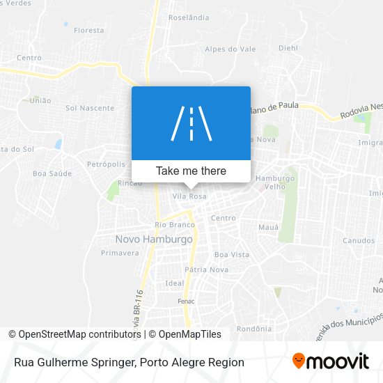 Rua Gulherme Springer map