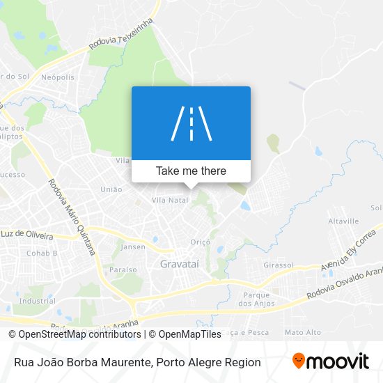 Rua João Borba Maurente map