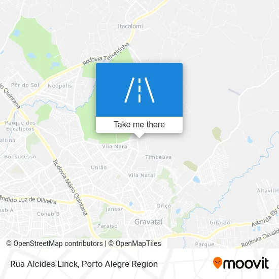 Rua Alcides Linck map