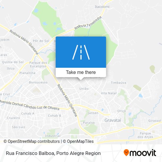 Rua Francisco Balboa map