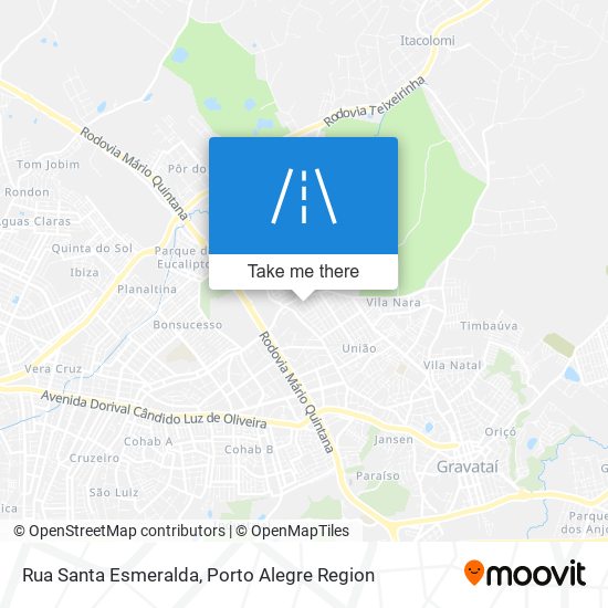 Rua Santa Esmeralda map