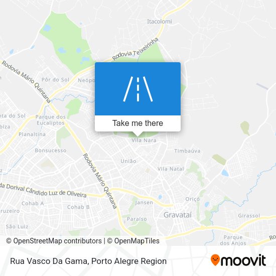 Rua Vasco Da Gama map