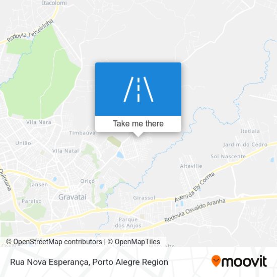Rua Nova Esperança map