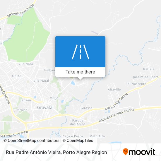 Rua Padre Antônio Vieira map