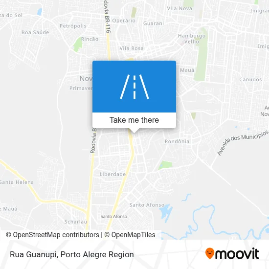 Rua Guanupi map
