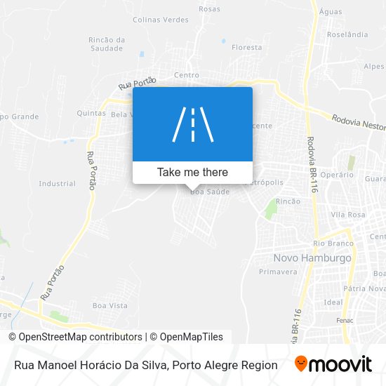 Rua Manoel Horácio Da Silva map