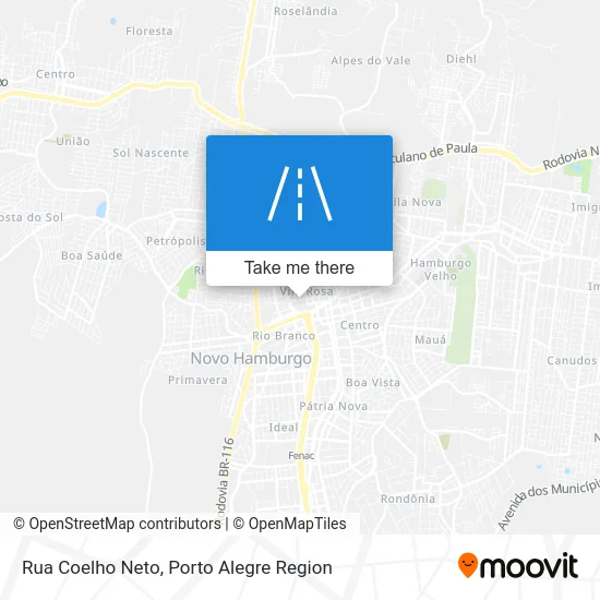 Rua Coelho Neto map