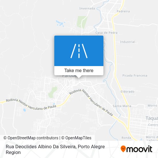 Rua Deoclides Albino Da Silveira map