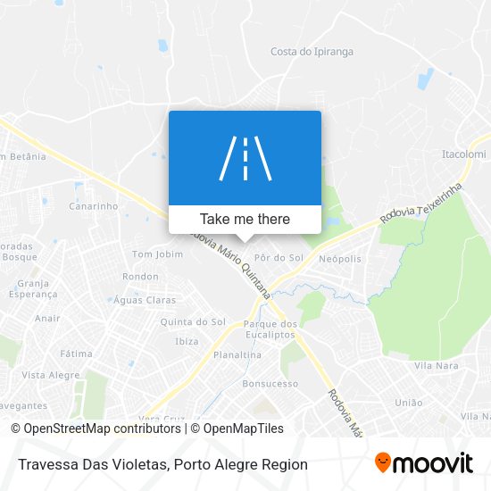 Travessa Das Violetas map