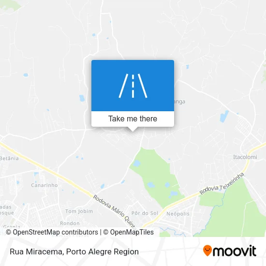 Rua Miracema map