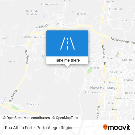 Rua Attilio Forte map
