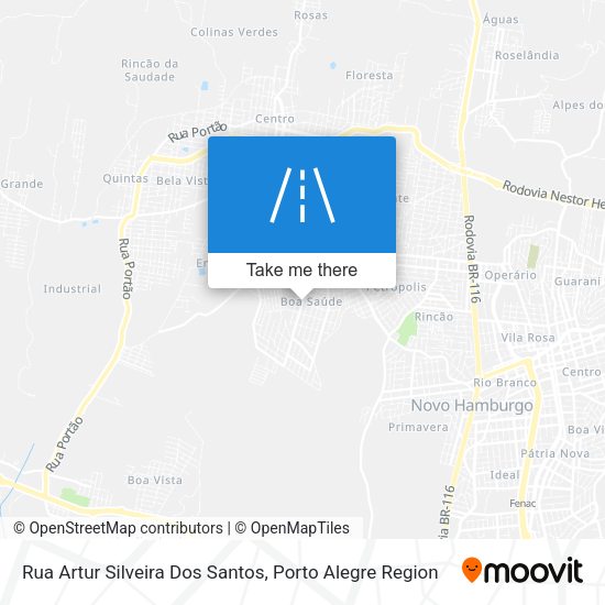 Rua Artur Silveira Dos Santos map