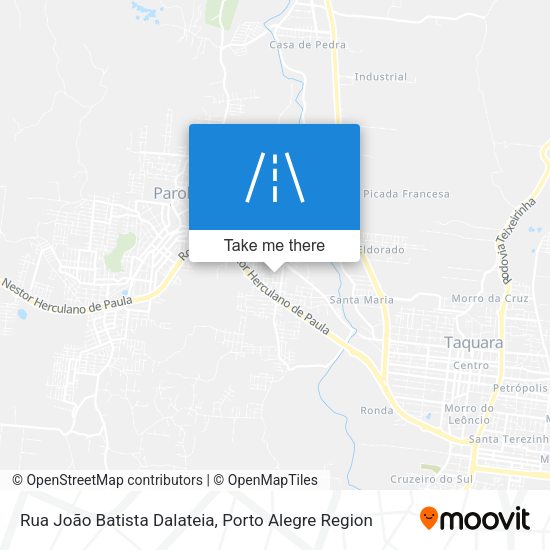 Rua João Batista Dalateia map