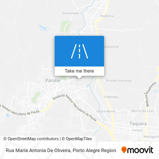 Rua Maria Antonia De Oliveira map