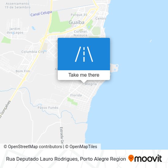 Rua Deputado Lauro Rodrigues map