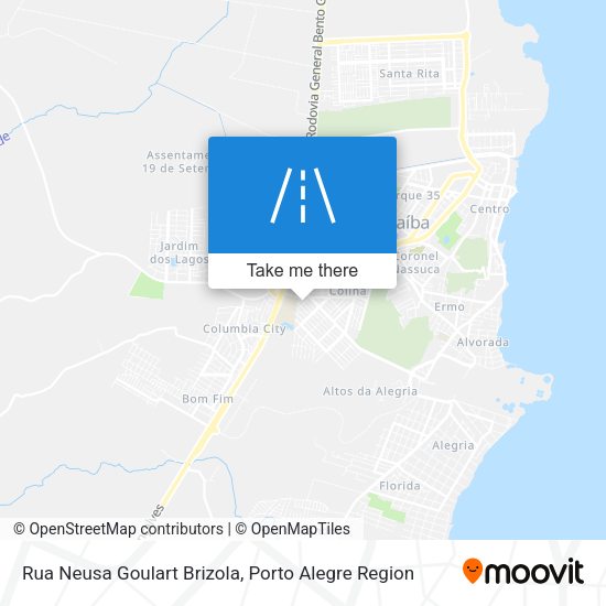 Rua Neusa Goulart Brizola map