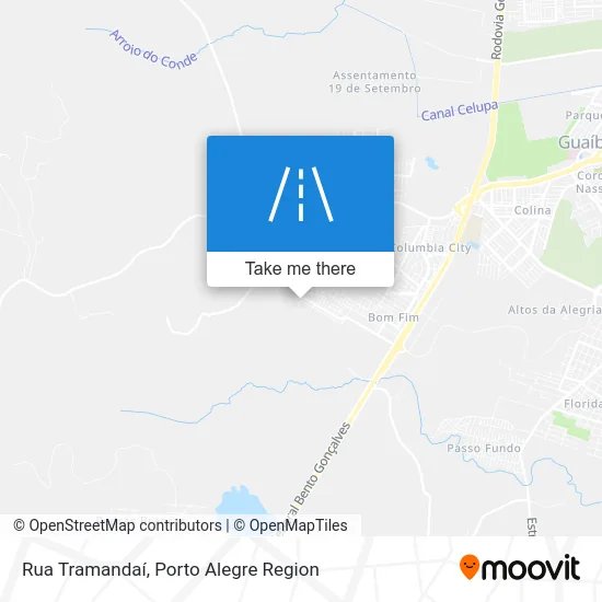 Rua Tramandaí map