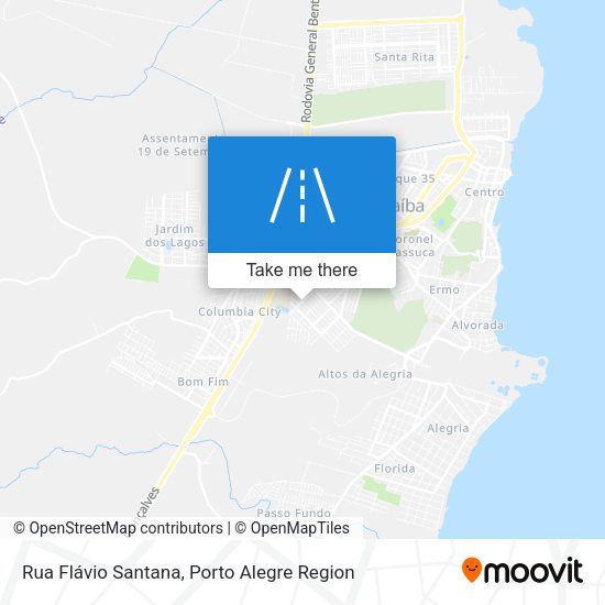 Rua Flávio Santana map