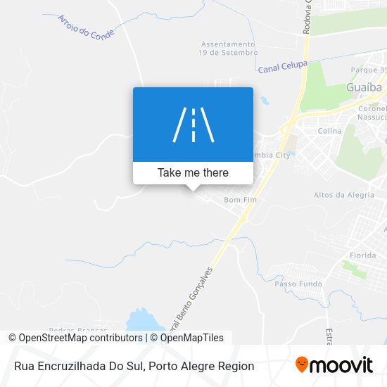 Rua Encruzilhada Do Sul map