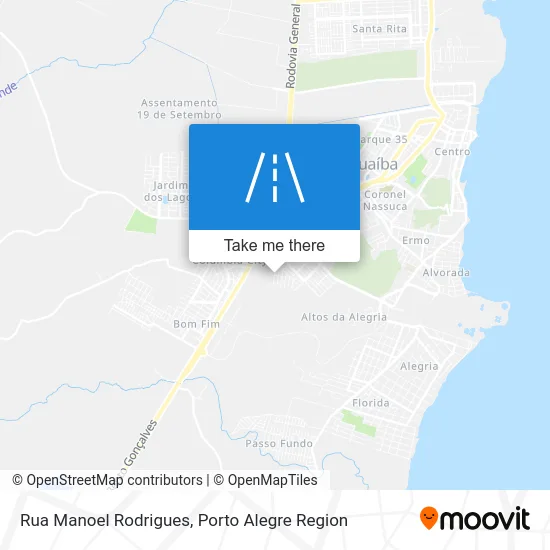 Rua Manoel Rodrigues map
