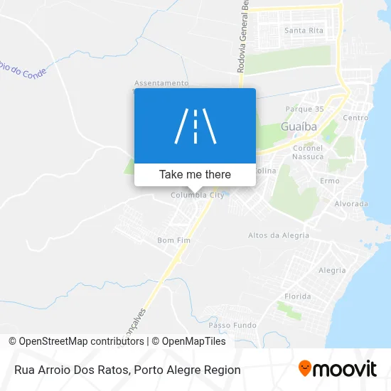 Rua Arroio Dos Ratos map