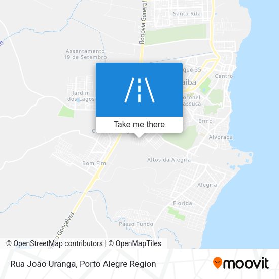 Rua João Uranga map