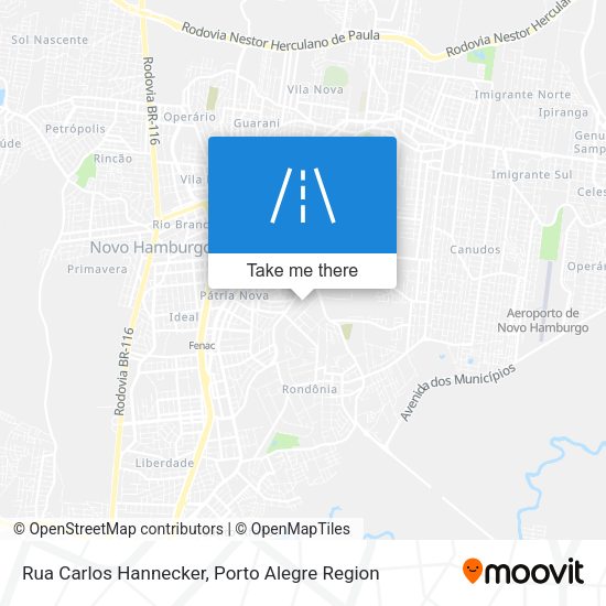Rua Carlos Hannecker map