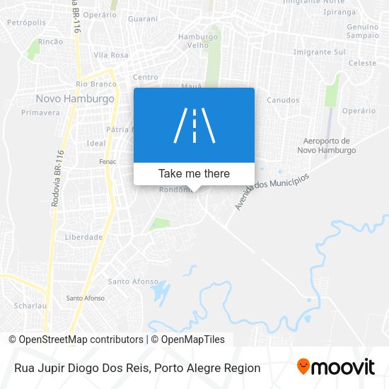 Rua Jupir Diogo Dos Reis map