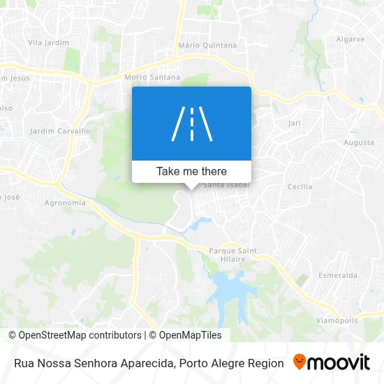 Rua Nossa Senhora Aparecida map
