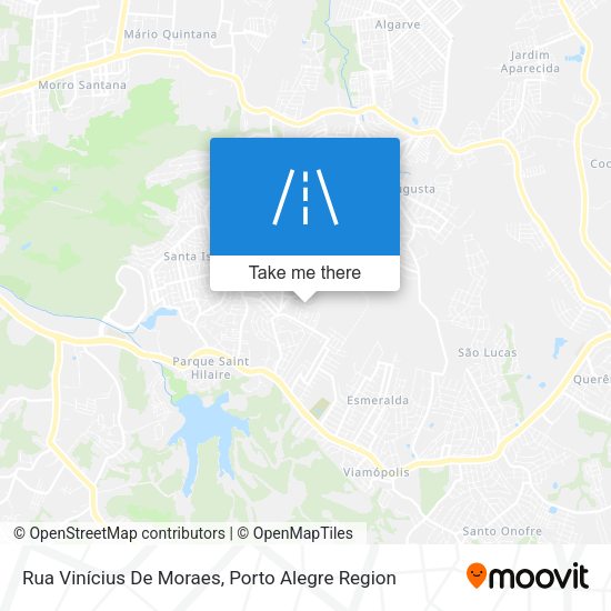 Rua Vinícius De Moraes map