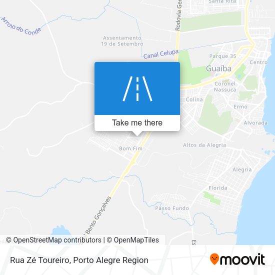 Rua Zé Toureiro map