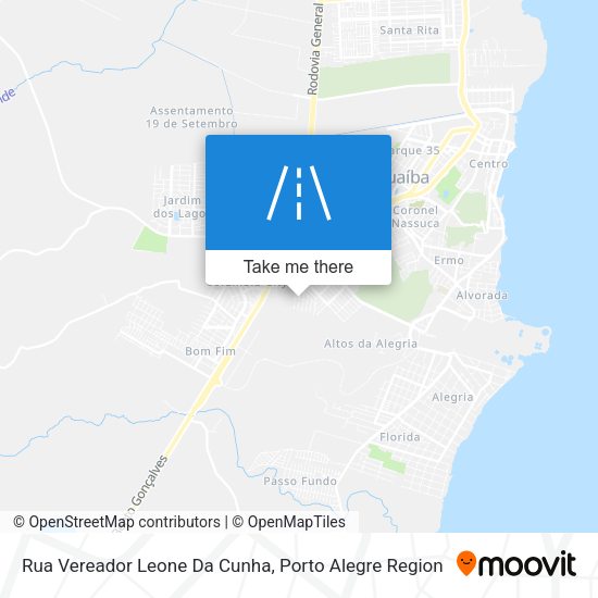 Rua Vereador Leone Da Cunha map