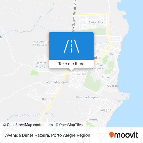 Avenida Dante Razeira map