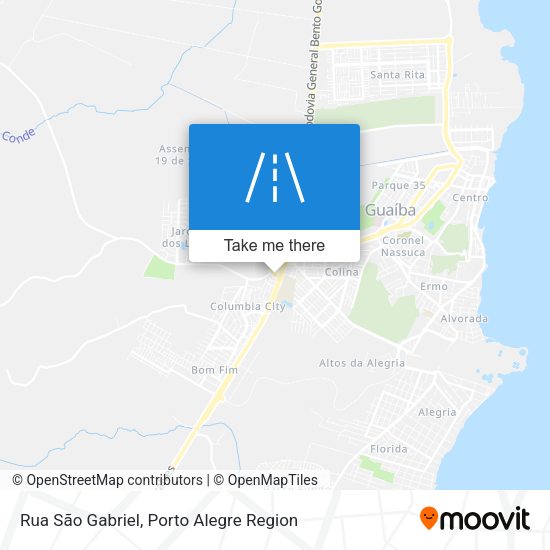 Rua São Gabriel map
