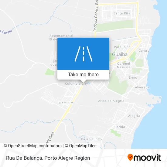 Rua Da Balança map