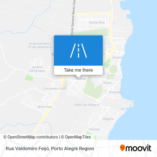 Rua Valdomiro Feijó map